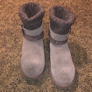Gently used gray ugg boots size ten